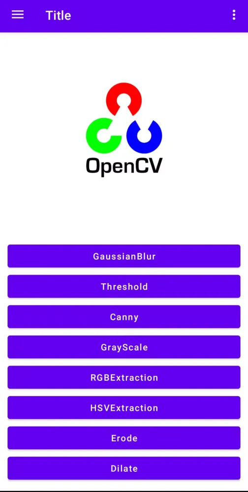 OpenCV Image Process Screenshots