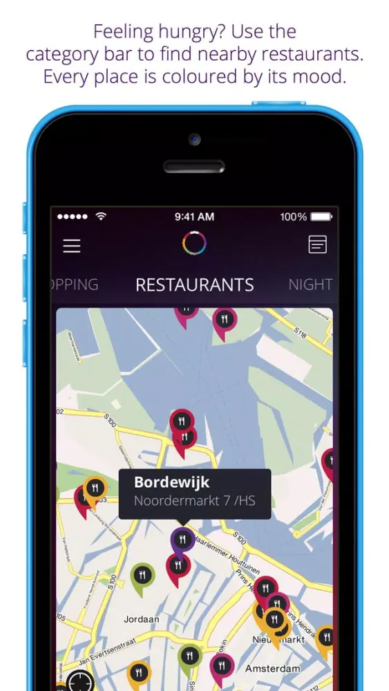 Capturas de pantalla de Amsterdam travel guide & map - momondo places