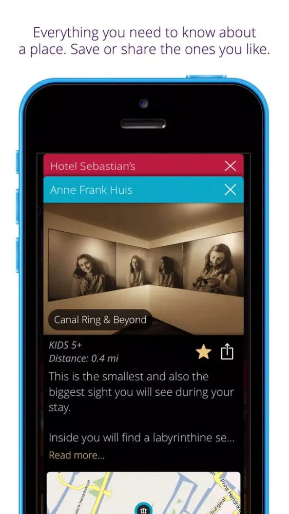 Capturas de pantalla de Amsterdam travel guide & map - momondo places