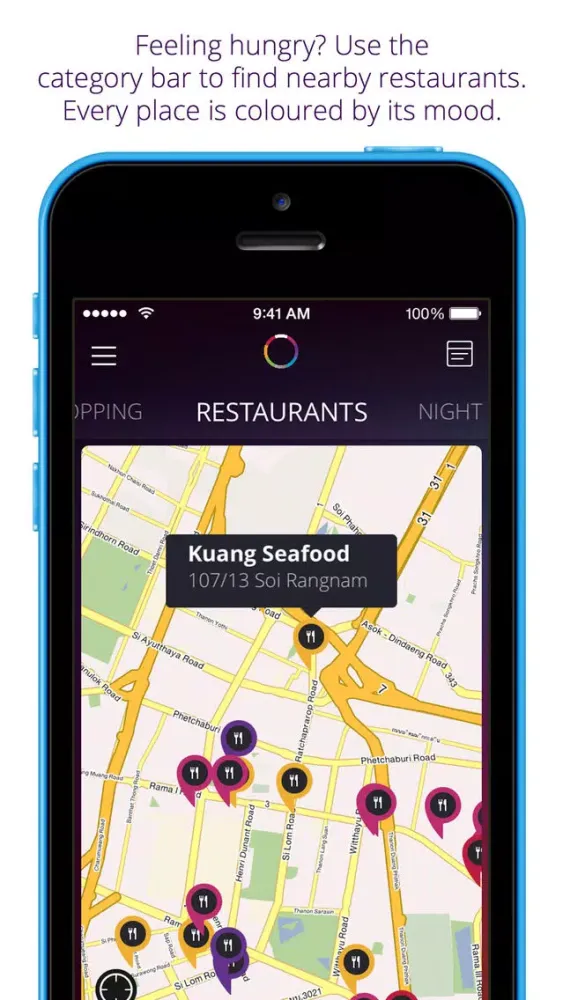 Capturas de pantalla de Bangkok travel guide & map - momondo places