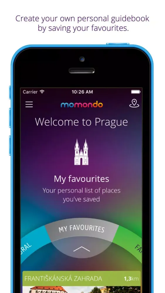Ảnh chụp màn hình của Prague travel guide & map - momondo places