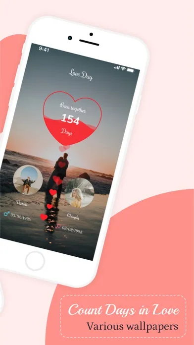 Couple App: Count Days in Love Screenshots