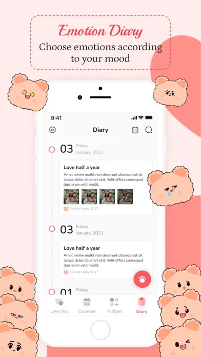 Couple App: Count Days in Love Screenshots