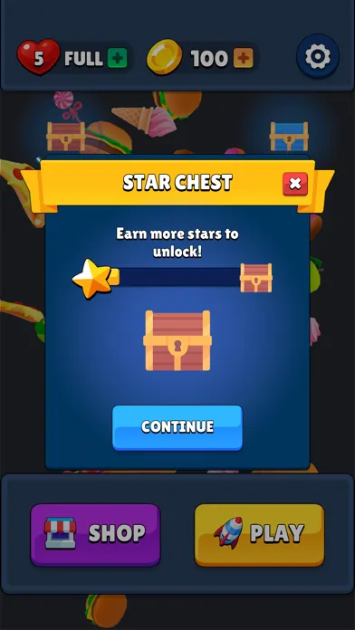 ภาพหน้าจอของ Triple Match Stars