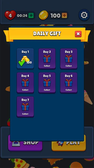 ภาพหน้าจอของ Triple Match Stars