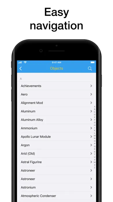Pocket Wiki for Astroneer应用截图