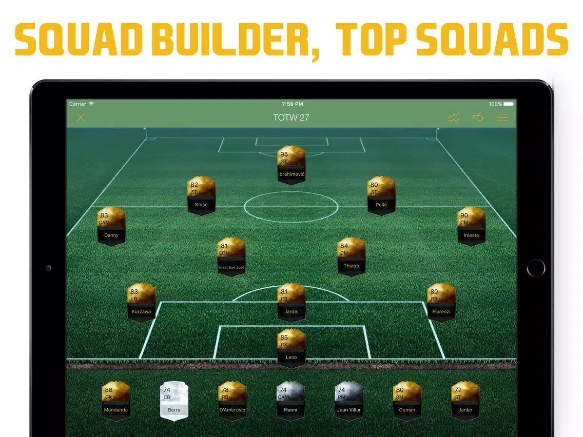Pocket Wiki for FIFA 16 iPad  スクリーンショット