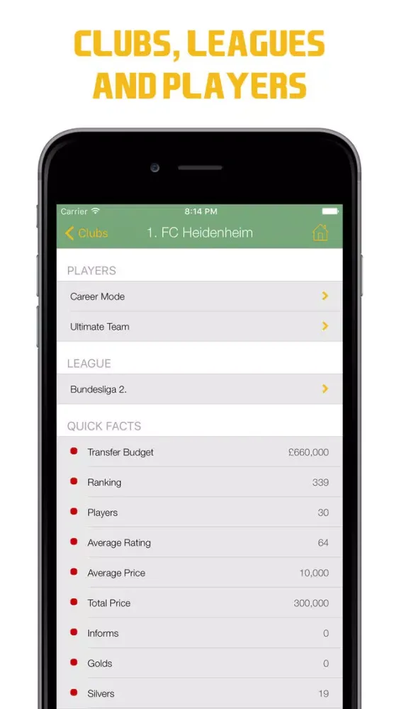 Pocket Wiki for FIFA 16 スクリーンショット