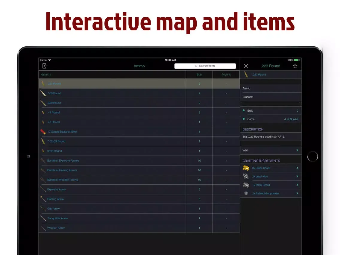 Pocket Wiki for H1Z1 iPad  স্ক্রিনশট