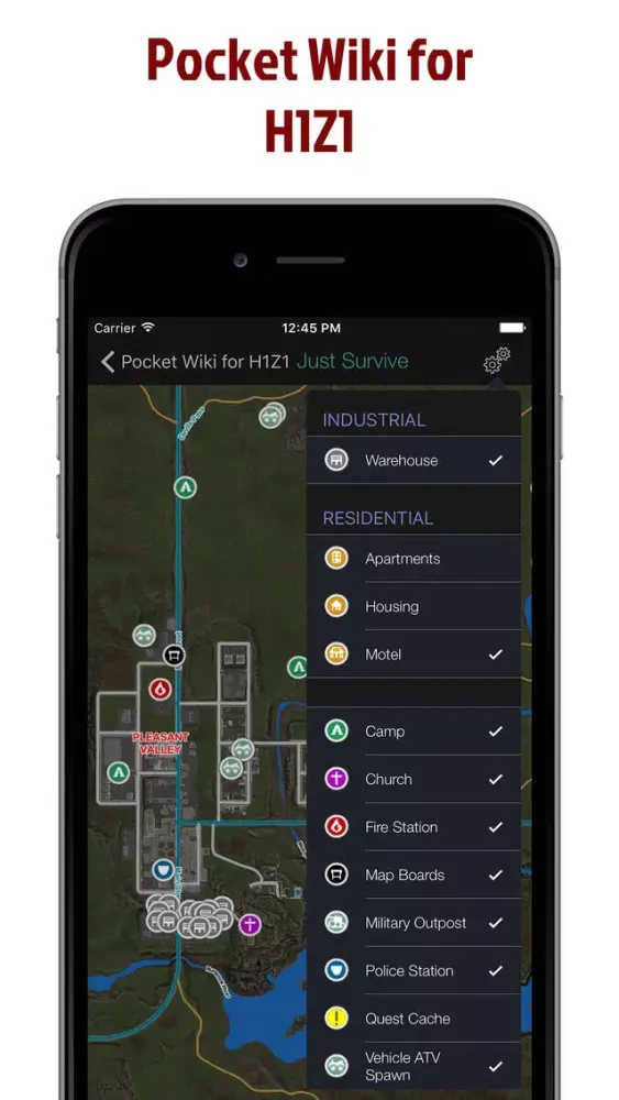 Pocket Wiki for H1Z1 স্ক্রিনশট