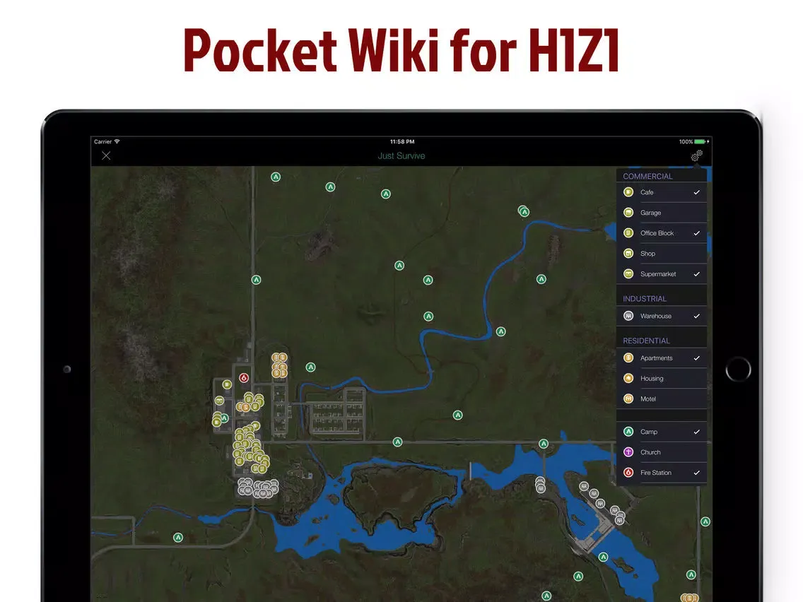 Pocket Wiki for H1Z1 Lite iPad  স্ক্রিনশট