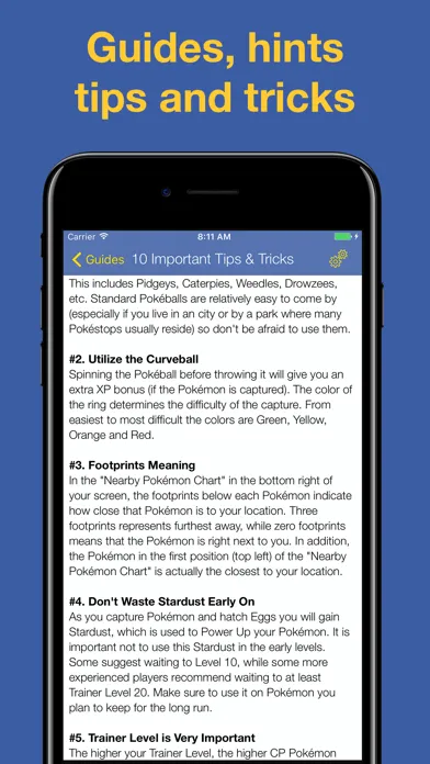 Pocket Wiki for Pokemon Go [Unofficial] स्क्रीनशॉट