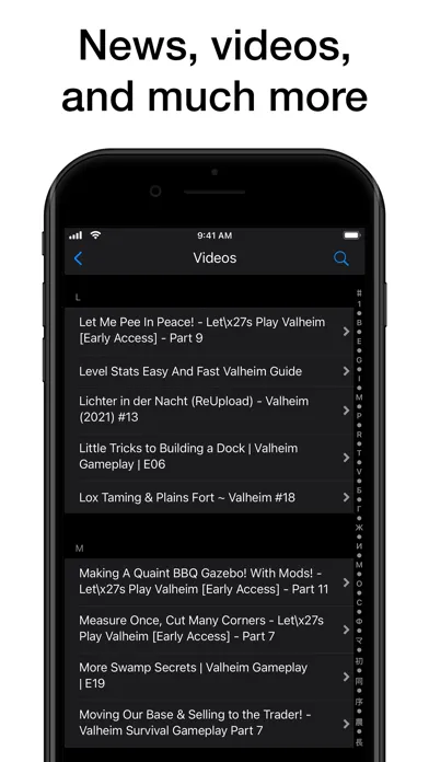 Pocket Wiki for Valheim应用截图