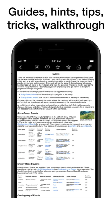 Pocket Wiki for Valheim应用截图
