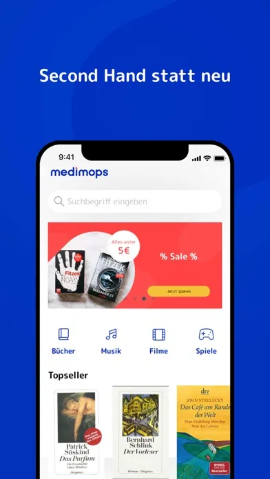 ภาพหน้าจอของ medimops: Bücher & mehr kaufen