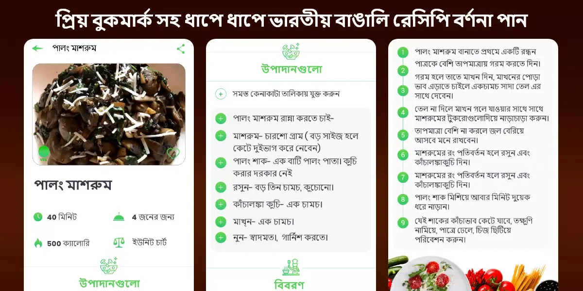 Bengali Recipes Offline All In 스크린샷