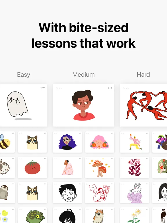 ArtWorkout: Learn How to Draw iPad 应用截图