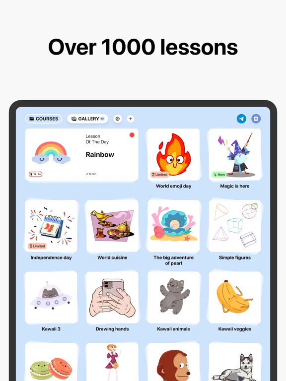 ArtWorkout: Learn How to Draw iPad 应用截图