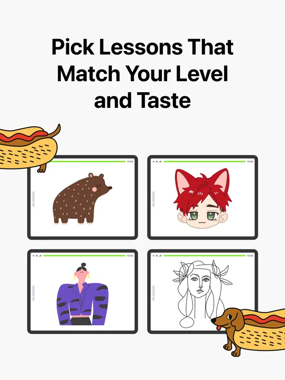 ArtWorkout: Learn How to Draw iPad 应用截图