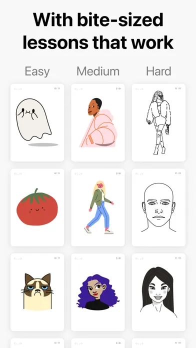 ArtWorkout: Learn How to Draw应用截图