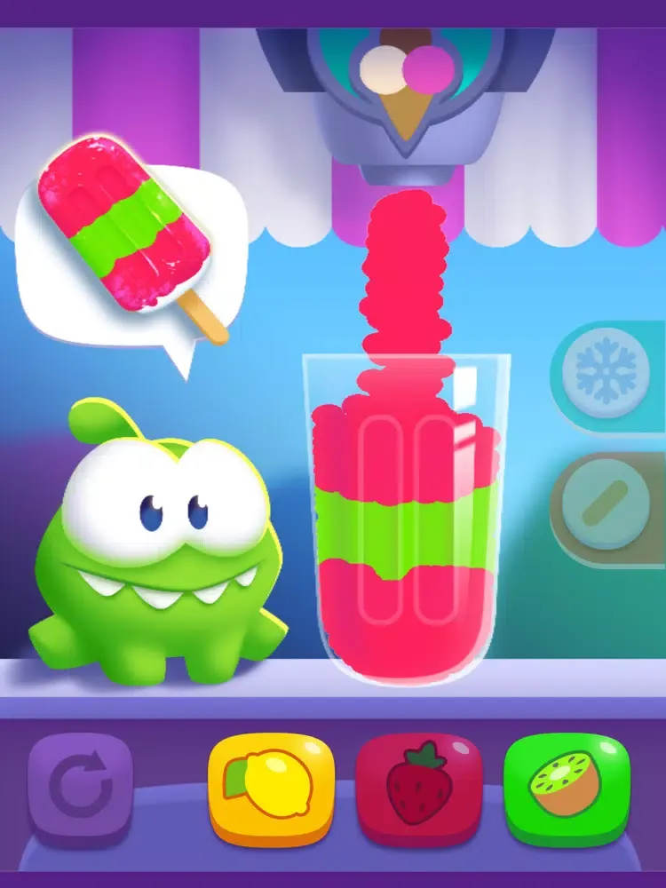 Скриншоты Om Nom Popsicles iPad 