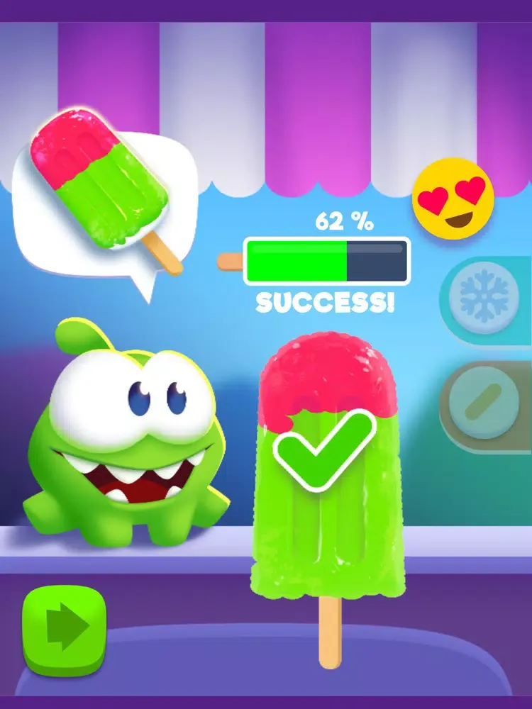 Скриншоты Om Nom Popsicles iPad 