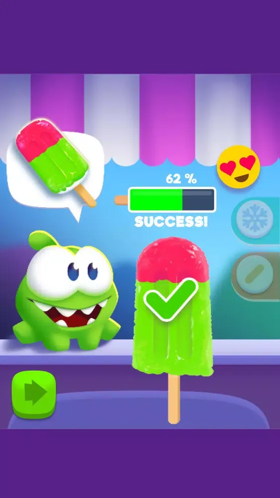 Скриншоты Om Nom Popsicles