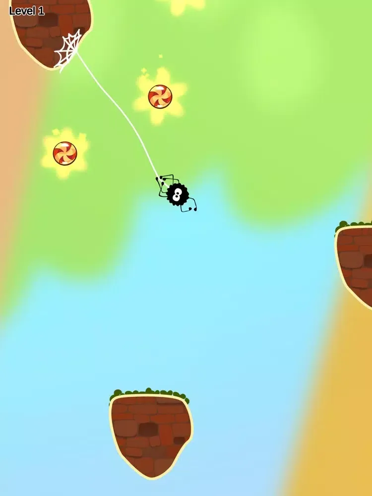 Capturas de tela do Shoot the Rope. iPad 