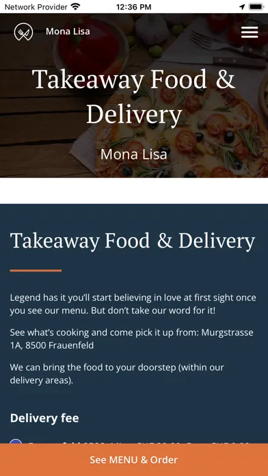 Mona Lisa Restaurant سکرین شاٹس