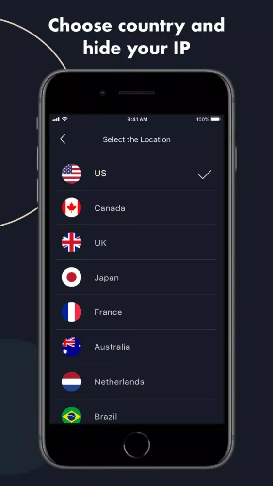 Tangkapan layar VPN Valley - Security, Protect