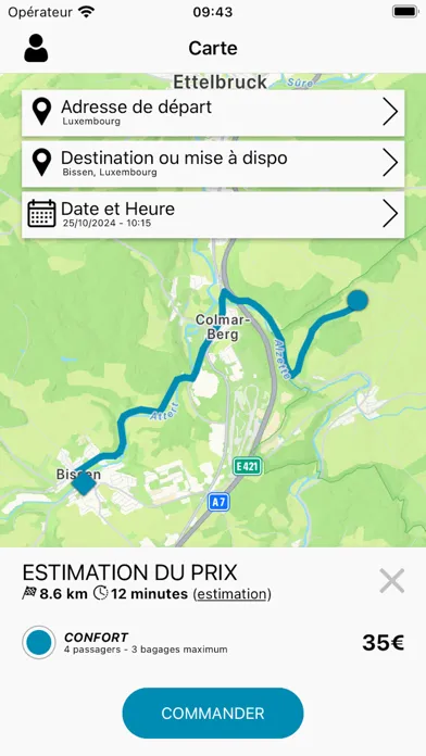 Captures d'écran de Unicab