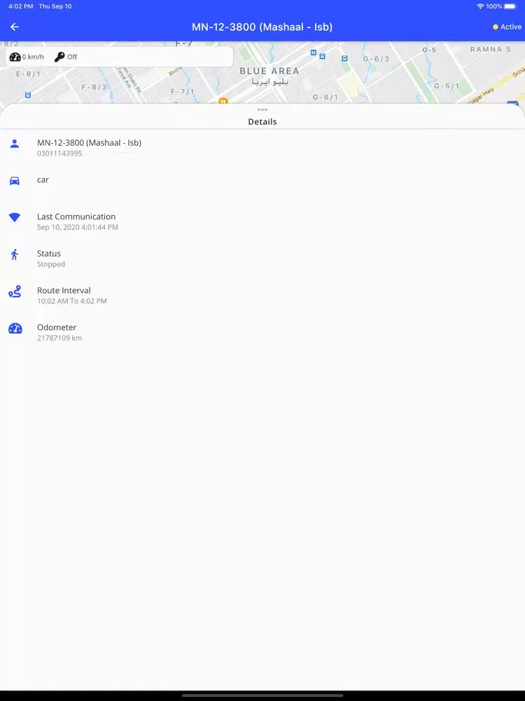 MonarchTrack iPad  Screenshots