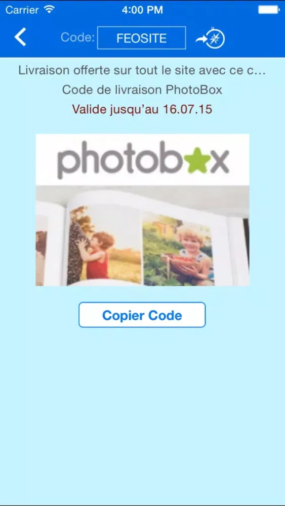 Tangkapan skrin MonBon.fr – Codes Promo et Réductions