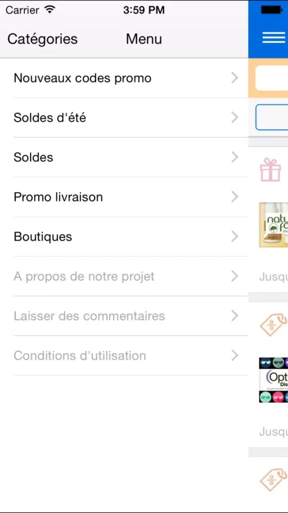 Tangkapan skrin MonBon.fr – Codes Promo et Réductions
