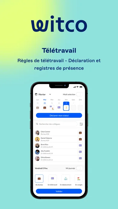 Capturas de tela do Witlab
