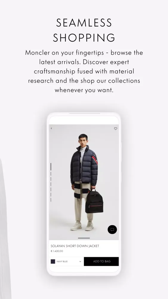 Moncler スクリーンショット