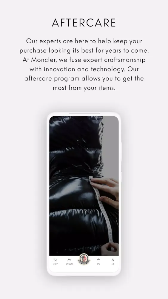 Moncler スクリーンショット