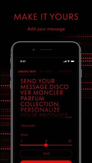 Zrzuty ekranu Moncler Parfum - Official App