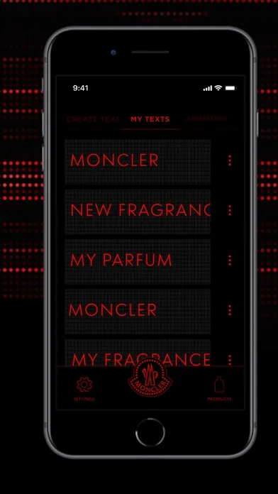Zrzuty ekranu Moncler Parfum - Official App