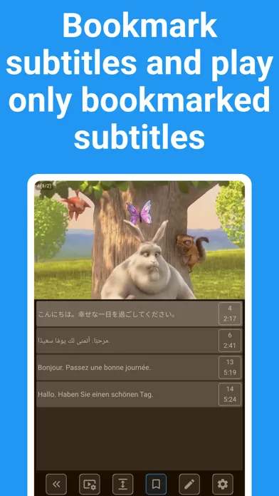 Shadowing Video Player - srt Ekran Görüntüleri