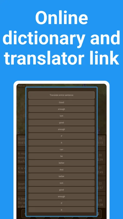 Shadowing Video Player - srt Ekran Görüntüleri