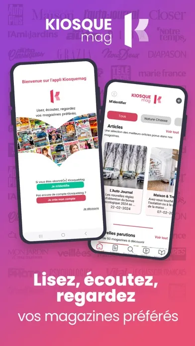 Captures d'écran de Kiosque Mag