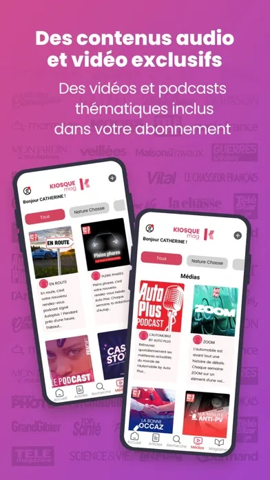 Captures d'écran de Kiosque Mag