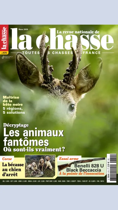 Captures d'écran de Revue Nationale de la Chasse