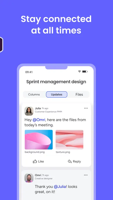 Capturas de pantalla de monday.com - Work Management