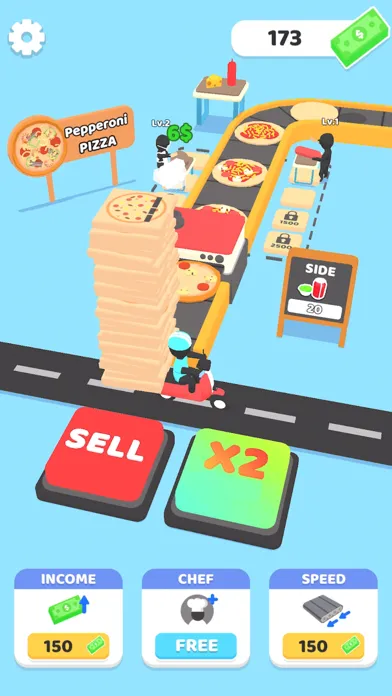 Zrzuty ekranu Make a Pizza - Factory Idle