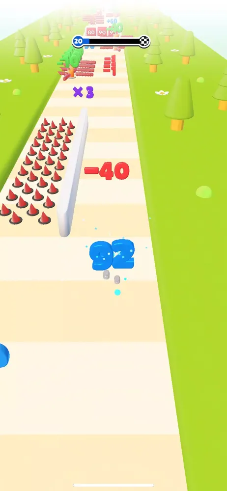 Number Run 3D স্ক্রিনশট