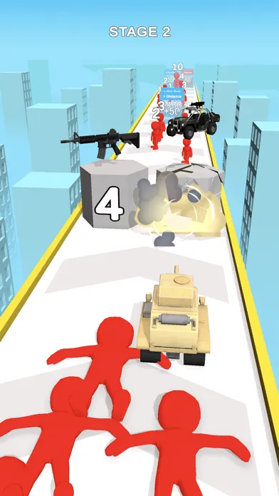 Capturas de tela do Rush Army : Run and Shot