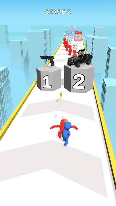 Capturas de tela do Rush Army : Run and Shot