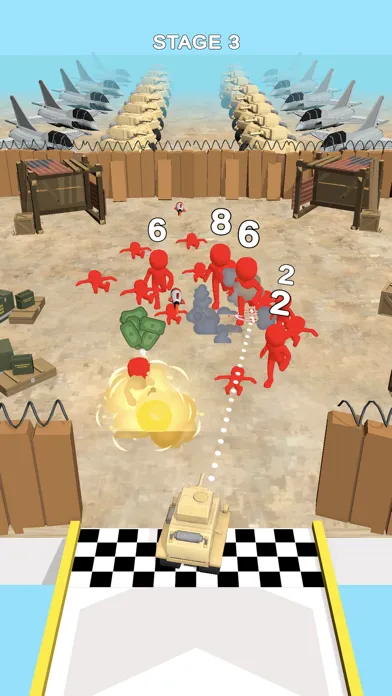 Capturas de tela do Rush Army : Run and Shot